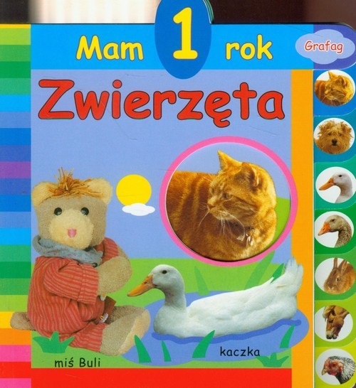 okładka Mam 1 rok Zwierzęta książka