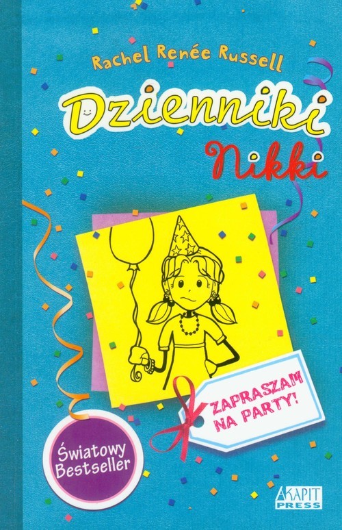 okładka Dzienniki Nikki Zapraszam na party! książka | Rachel Renee Russell