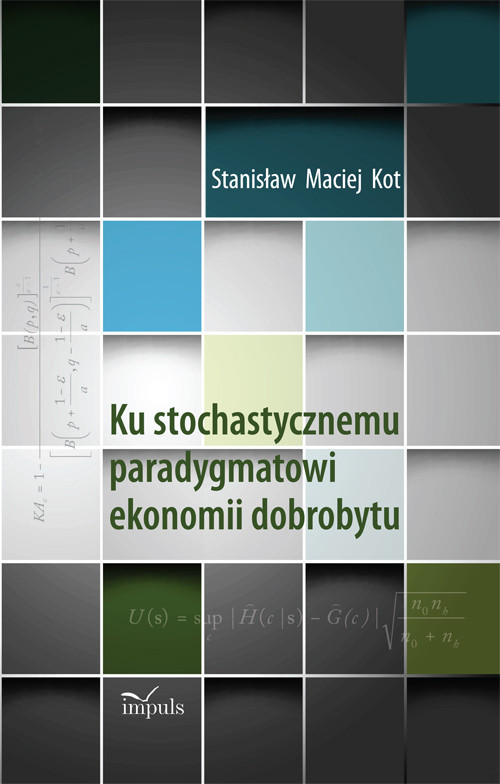 okładka Ku stochastycznemu paradygmatowi ekonomii dobrobytu książka | Stanisław Maciej Kot