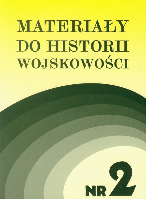 okładka Materiały do historii wojskowości Nr 2 książka