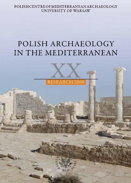 okładka Polish Archaeology in the Mediterranean, vol. XX. Research 2008 książka | Praca Zbiorowa
