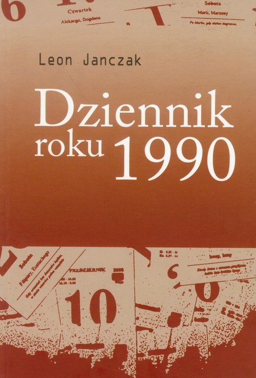 okładka Dziennik roku 1990 książka | Janczak Leon