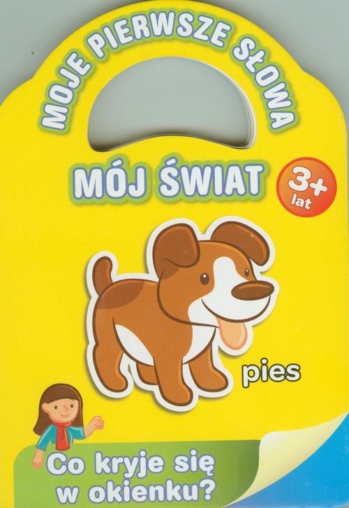 okładka Moje pierwsze słowa Mój świat wiek 3+. Co kryje się w okienku? książka