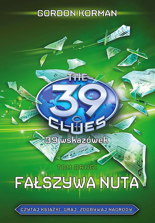 okładka 39 wskazówek Tom 2 Fałszywa nuta książka | Korman Gordon