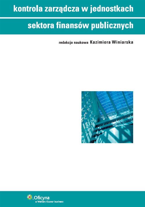 okładka Kontrola zarządcza w jednostkach sektora finansów publicznych książka