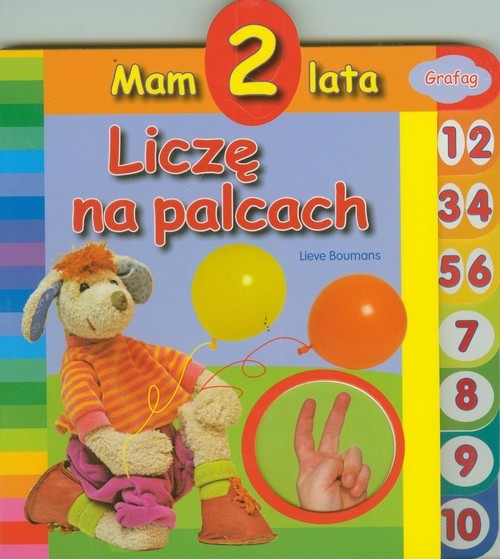 okładka Mam 2 lata Liczę na palcach książka