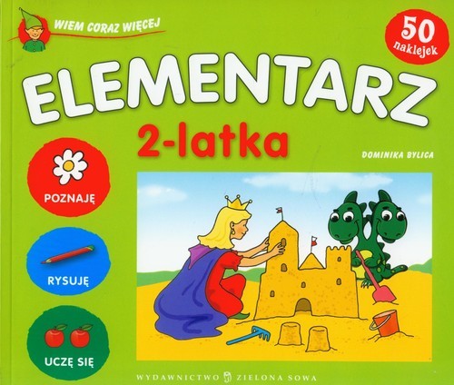 okładka Wiem coraz więcej Elementarz 2 latka książka | Bylica Dominika
