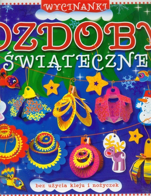 okładka Wycinanki Ozdoby świąteczne książka | Ludwik Cichy