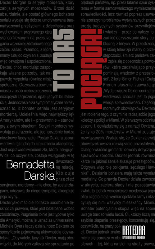 okładka To nas pociąga! O serialowych antybohaterach książka | Bernadetta Darska
