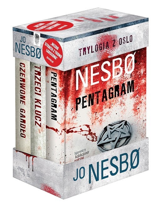 okładka Trylogia z Oslo Czerwone gardło / Trzeci klucz / Pentagram Pakiet książka | Jo Nesbø
