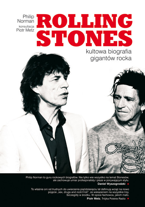 okładka Rolling Stones Kultowa biografia gigantów rocka książka | Norman Philip