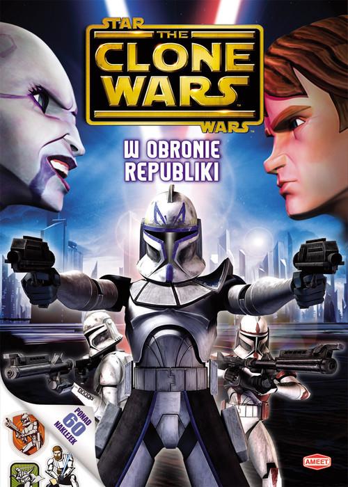 okładka Star Wars The Clone Wars W obronie republiki książka