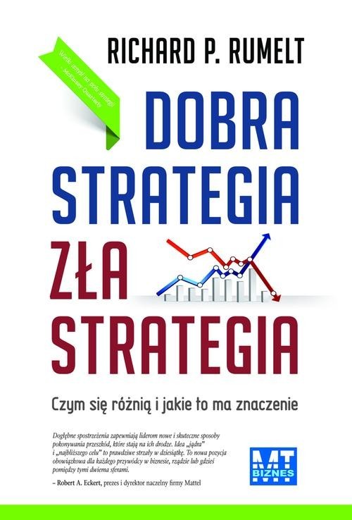 okładka Dobra strategia zła strategia Czym się różnią i jakie to ma znaczenie książka | Richard Rumelt