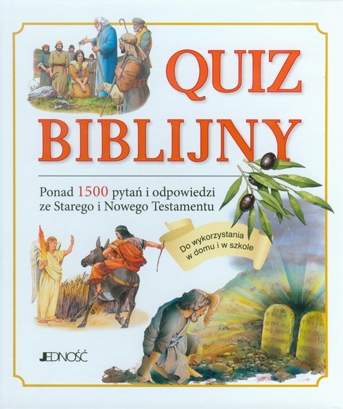 okładka Quiz biblijny Ponad 1500 pytań i odpowiedzi ze Starego i Nowego Testamentu. Do wykorzystania w domu i w szkole. książka | Dyson Janet