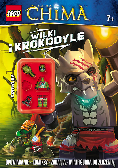 okładka Lego Legends of Chima Wilki i Krokodyle Wiek 7+ książka