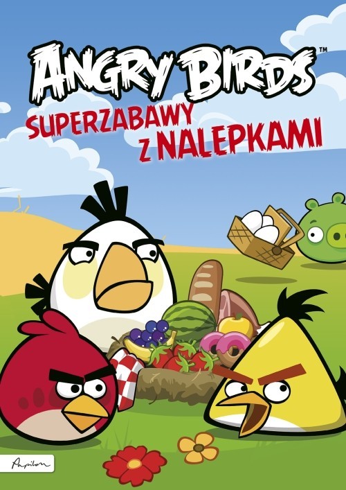 okładka Angry Birds Superzabawy z nalepkami książka