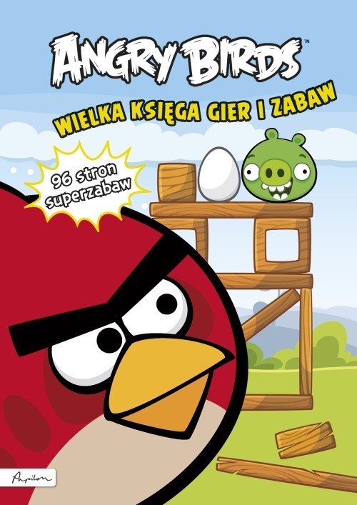 okładka Angry Birds Wielka księga gier i zabaw książka