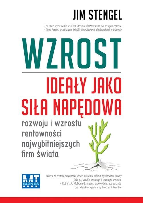 okładka Wzrost Ideały jako siła napędowa rozwoju i wzrostu rentowności najwybitniejszych firm świata książka | Jim Stengel