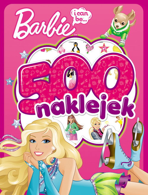 okładka Barbie 500 naklejek książka