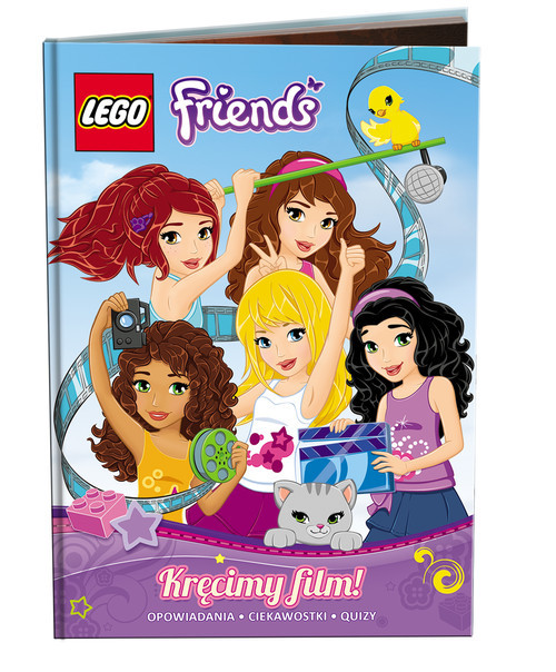okładka LEGO Friends Kręcimy Film LNR101 książka