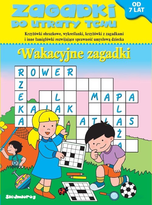 okładka Zagadki do utraty tchu Wakacyjne zagadki od 7 lat książka