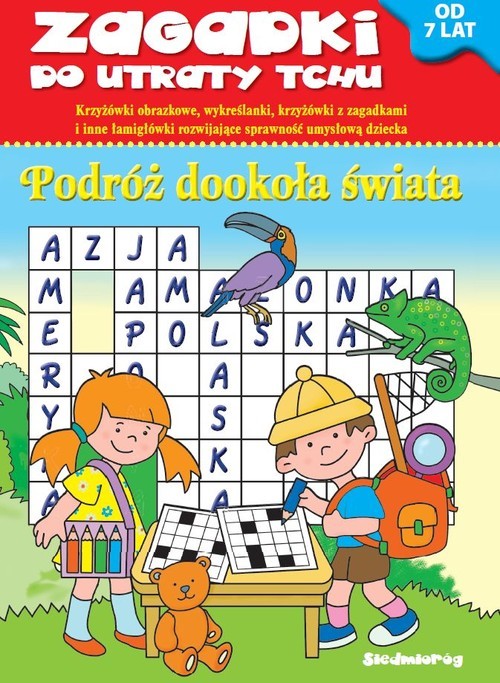 okładka Zagadki do utraty tchu Podróż dookoła świata od 7 lat książka