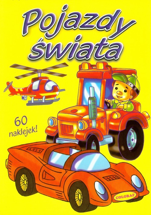 okładka Pojazdy świata 60 naklejek książka