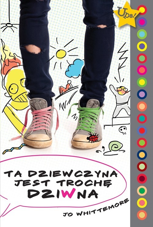 okładka Ta dziewczyna jest trochę dziwna książka | Whittemore Jo