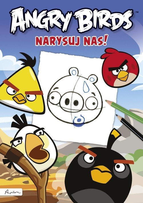 okładka Angry Birds Narysuj nas! książka