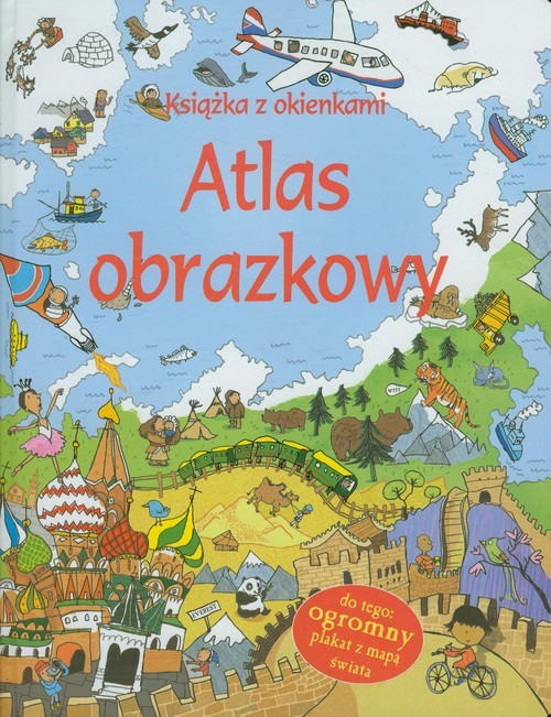 okładka Atlas obrazkowy Książka z okienkami książka | Alex Frith