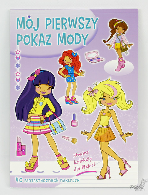 okładka Mój pierwszy pokaz mody Fioletowa książka