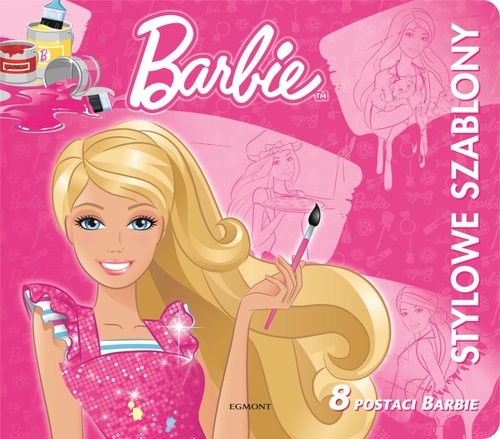 okładka Barbie Stylowe szablony książka