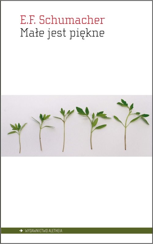 okładka Małe jest piękne Ekonomia z założeniem, że człowiek się liczy książka | Ernst Friedrich Schumacher