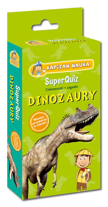 okładka SuperQuiz: Dinozaury książka