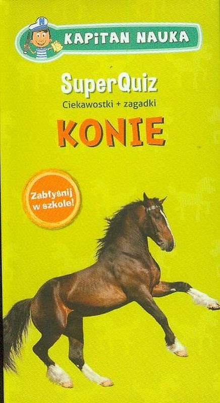 okładka SuperQuiz Konie książka