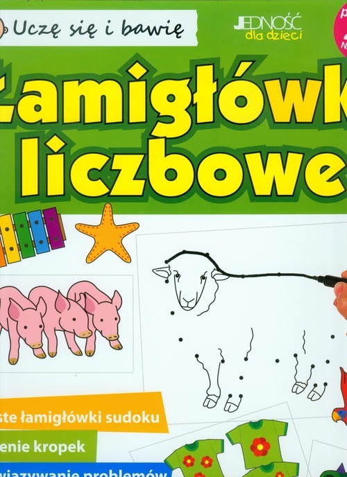 okładka Uczę się i bawię Łamigłówki liczbowe książka