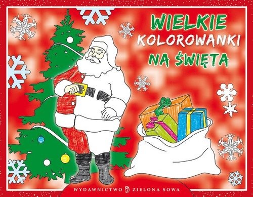 okładka Wielkie kolorowanki na Boże Narodzenie książka