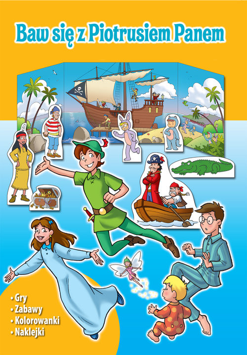 okładka Baw się z Piotrusiem Panem książka