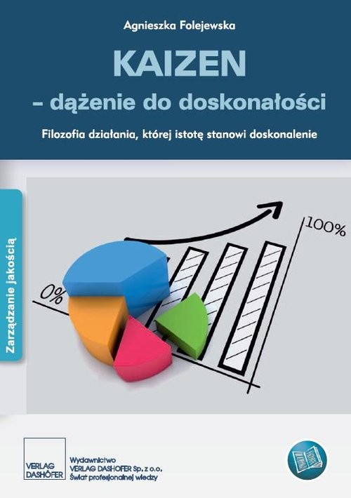 okładka Kaizen dążenie do doskonałości Filozofia działania, której istotę stanowi doskonalenie książka | Agnieszka Folejewska