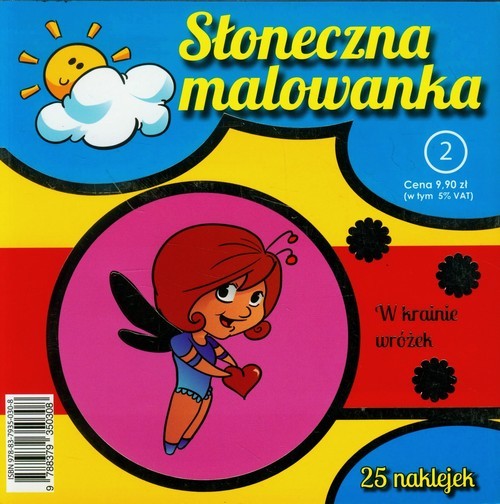 okładka Słoneczna malowanka 2 W krainie wróżek książka