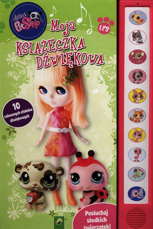 okładka Moja książeczka dźwiękowa Littlest Pet Shop książka