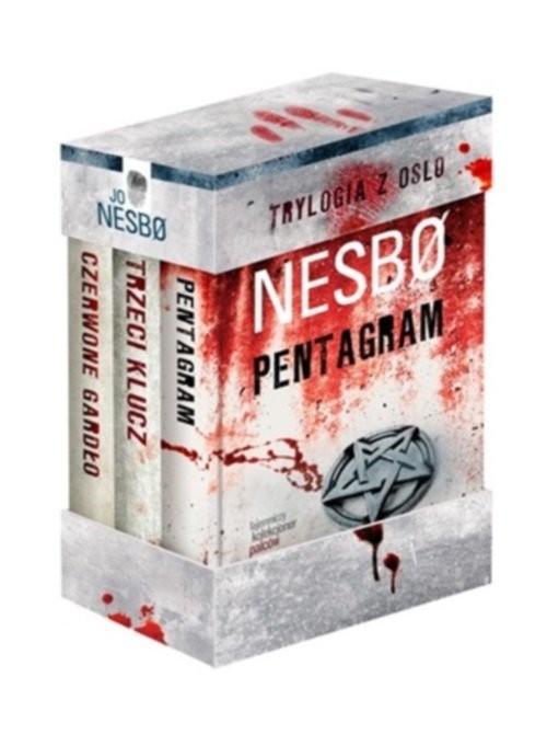 okładka Czerwone gardło / Trzeci klucz / Pentagram Pakiet książka | Jo Nesbø