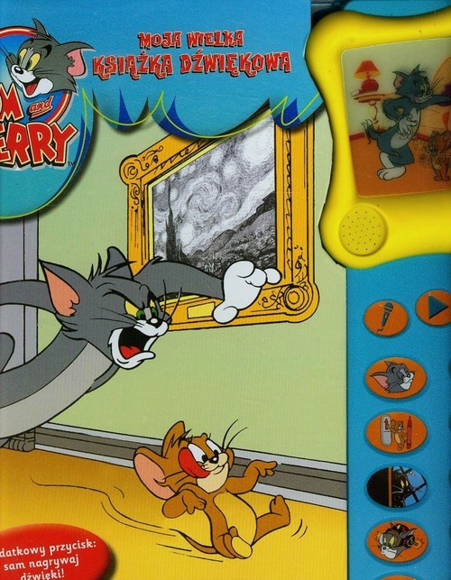 okładka Moja wielka książka dźwiękowa Tom and Jerry książka