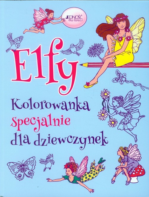 okładka Elfy Kolorowanka specjalnie dla dziewczynek książka
