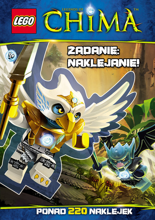 okładka Lego Legends of Chima Zadanie naklejanie! książka