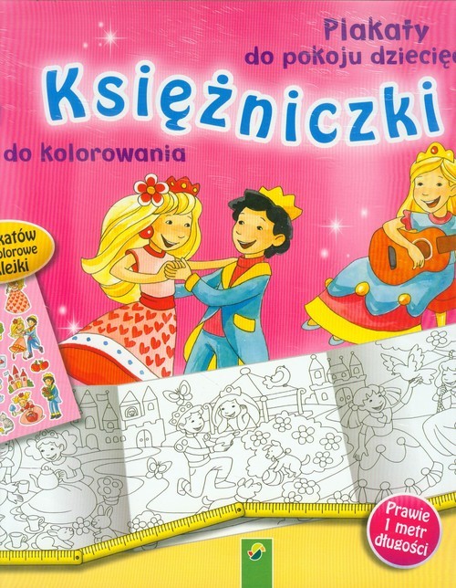 okładka Księżniczki Plakaty do kolorowania książka