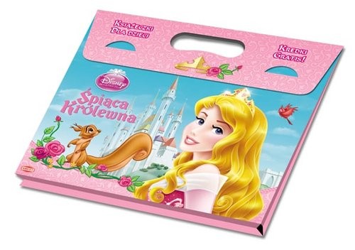 okładka Śpiąca Królewna Zestaw kolorowanek + kredki książka