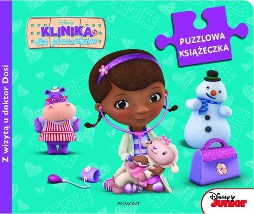 okładka Klinika dla pluszaków Z wizytą u doktor Dosi Puzzlowa książeczka książka