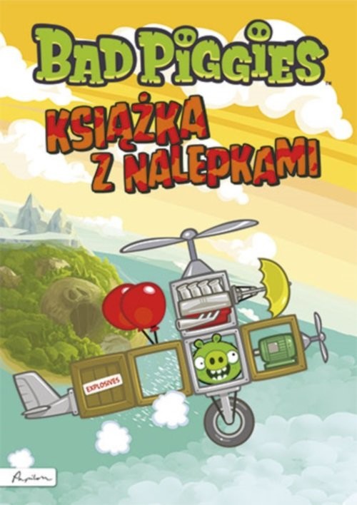 okładka Bad Piggies Książka z nalepkami książka