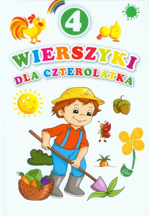 okładka Wierszyki dla czterolatka książka